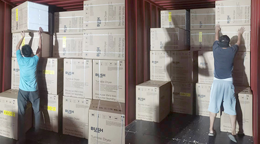 各司其職合力做好英國(guó)Argos客戶衣物烘干機(jī)出貨任務(wù)！